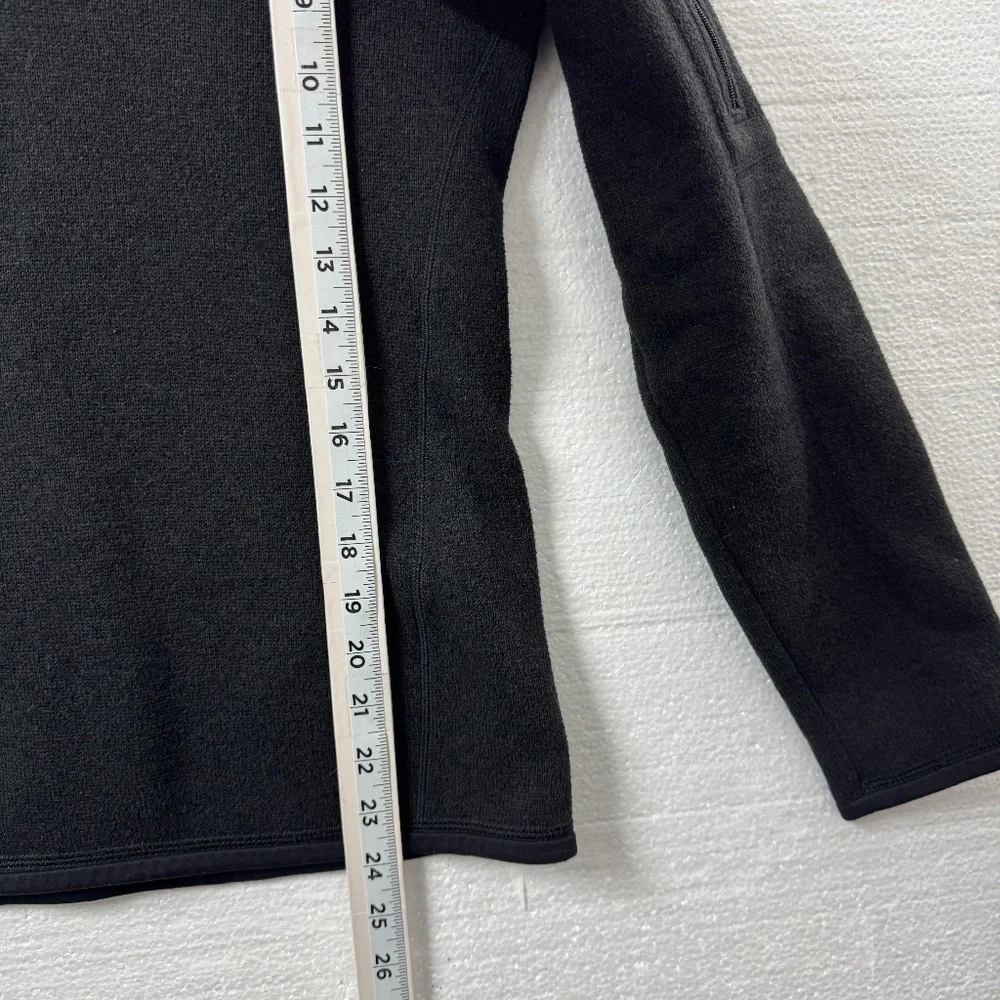 Patagonia Women Better Sweater 1/4-Zip Fleece Black Size M Warm Outdoor Pullover